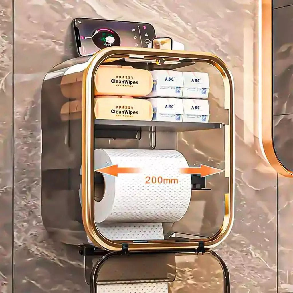 Caixa para Banheiro armazenamento papel higiênico