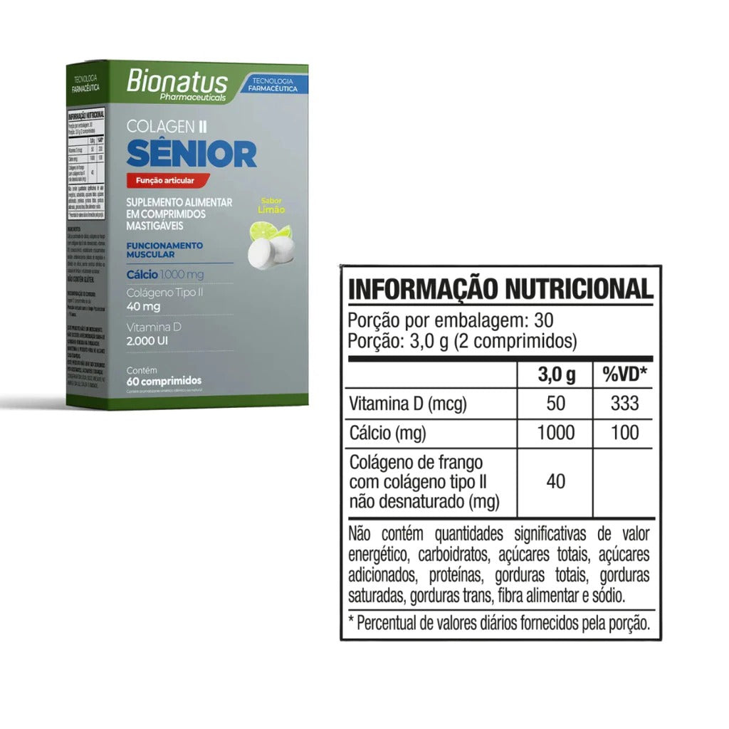 Colágeno Sênior + Cálcio