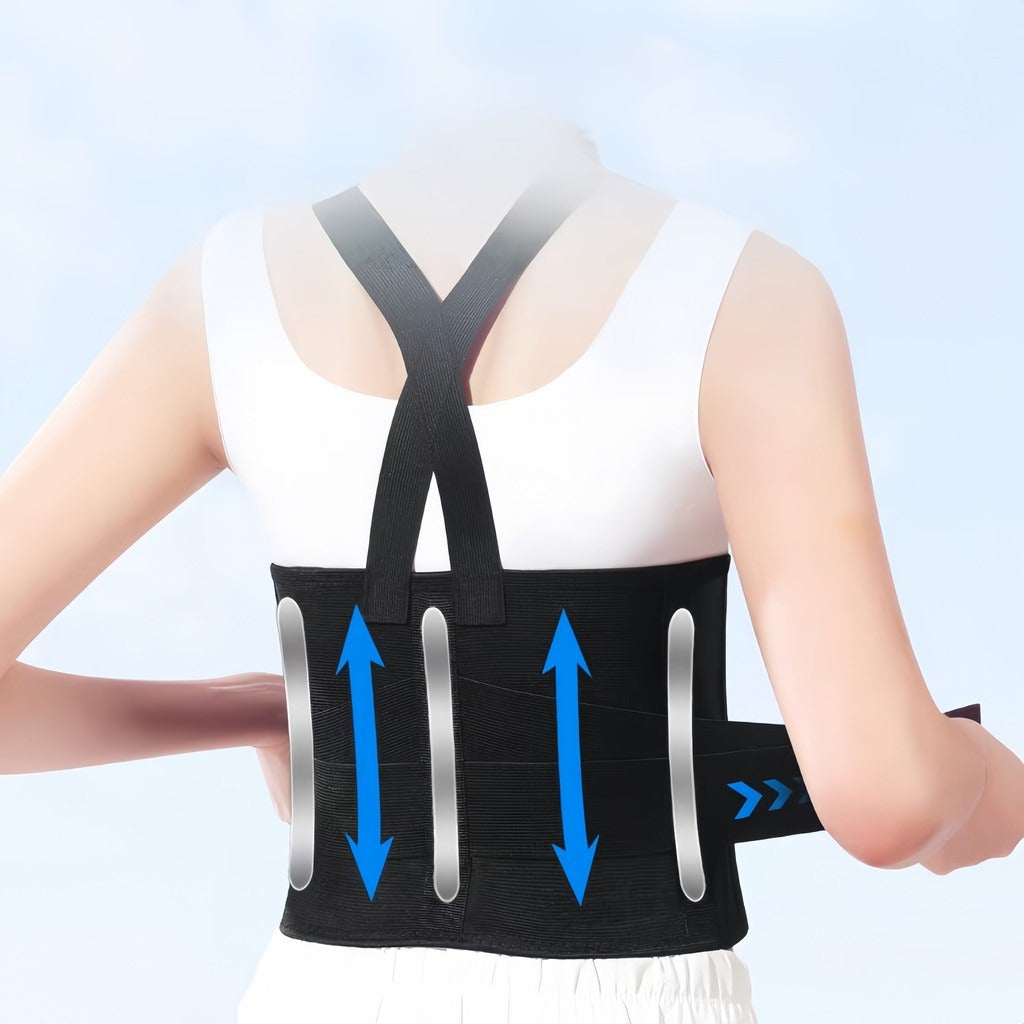 Corretor Postural Ajustável com Suporte Lombar