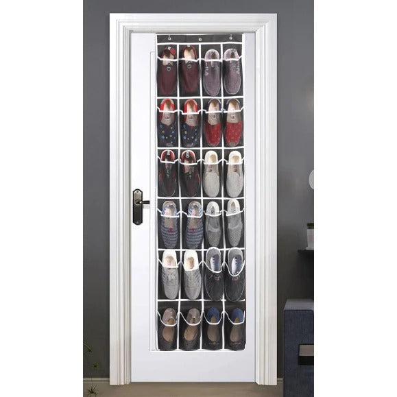 Sapateira Suspensa de Porta Organizador Multiuso 12 divisórias