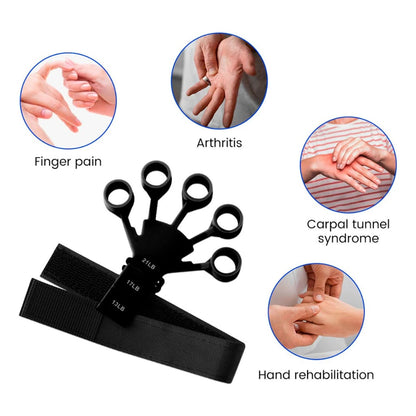Kit Hand Grip de Dedo e ou Flexor de Punho Fisioterapia Exercício para Mãos