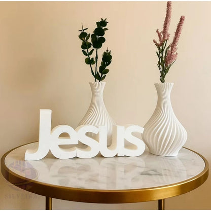 Enfeite Jesus Decoração e Jarros para Sala Mesa