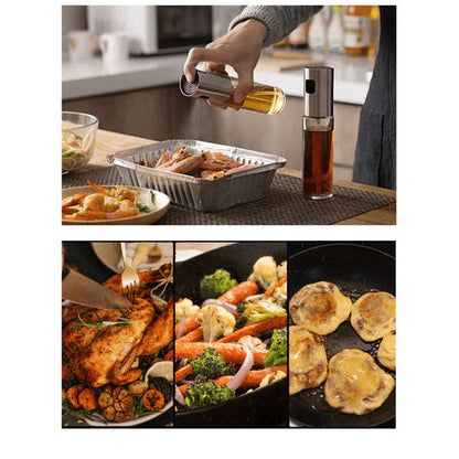 Kit 2 Spray Borrifador para Azeite, Vinagre e Óleo sem desperdício 100ml