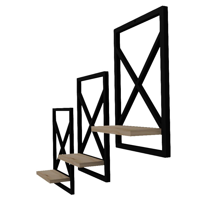 Kit 3 Quadros Decorativos Sala, Quarto, Escritório Decoração