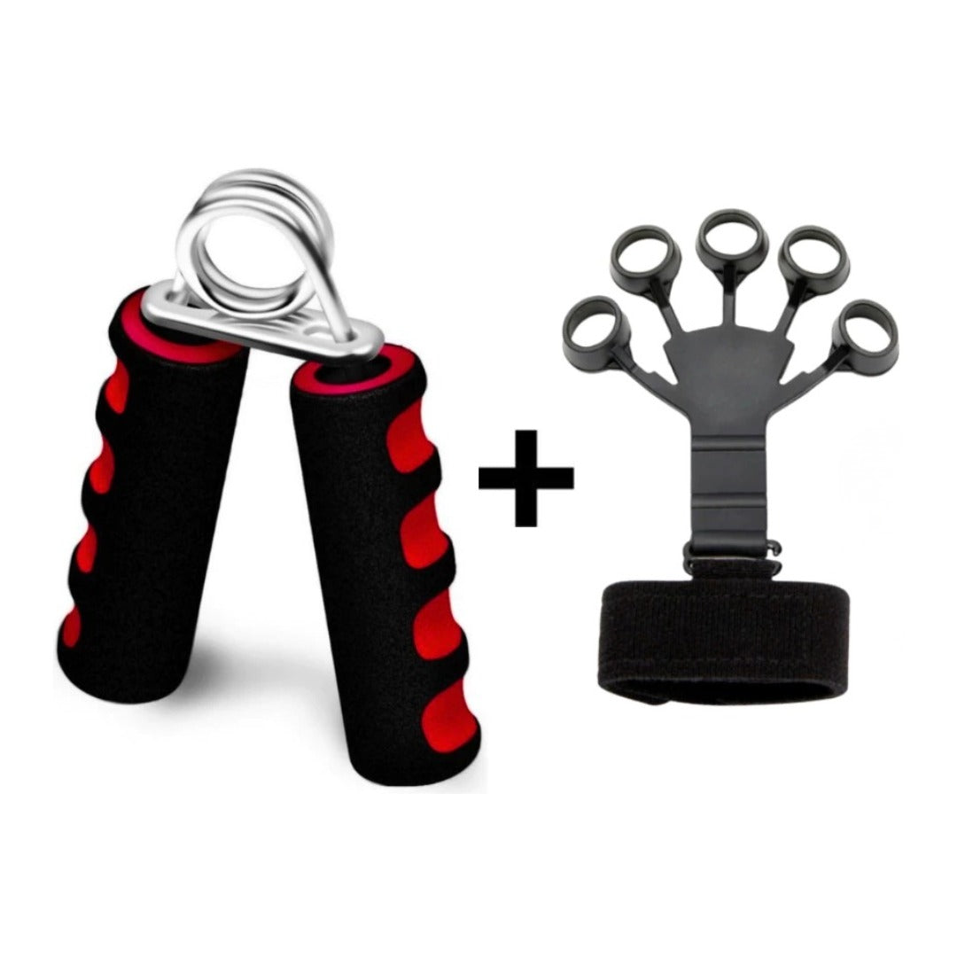 Kit Hand Grip de Dedo e ou Flexor de Punho Fisioterapia Exercício para Mãos