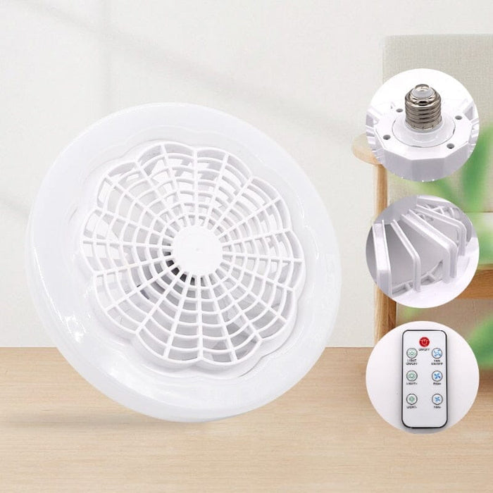 Ventilador com Lâmpada LED - EcoBreeze Turbo