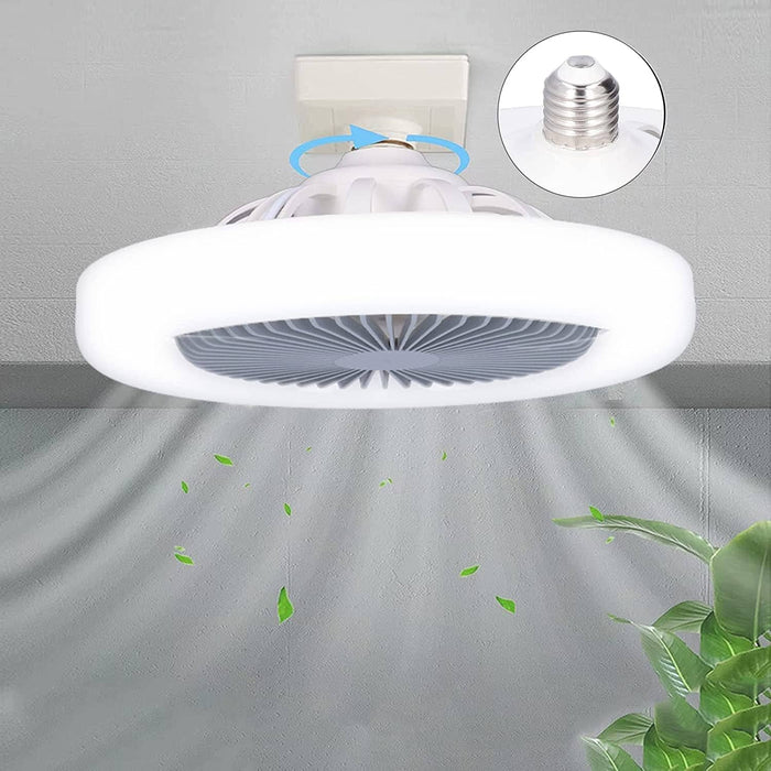 Ventilador com Lâmpada LED - EcoBreeze Turbo