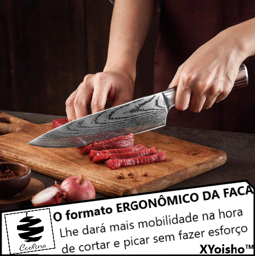 Faca Japonesa de Cozinha de 8 polegadas